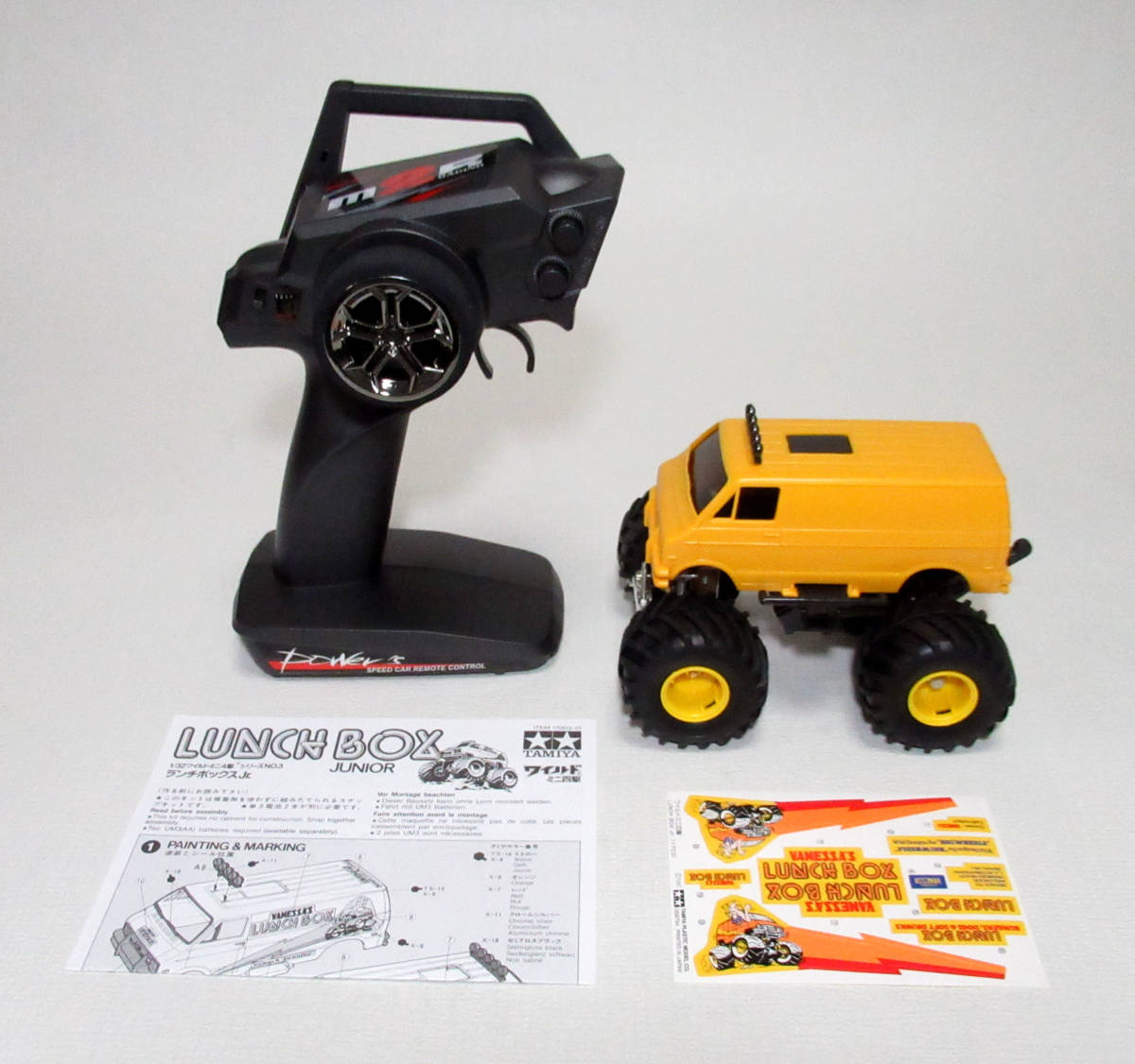  Tamiya ланч box Jr. радиоконтроллер wild Mini 4WD модифицировано товар RCui Lee движение возможно талант * аккумулятор + с зарядным устройством 