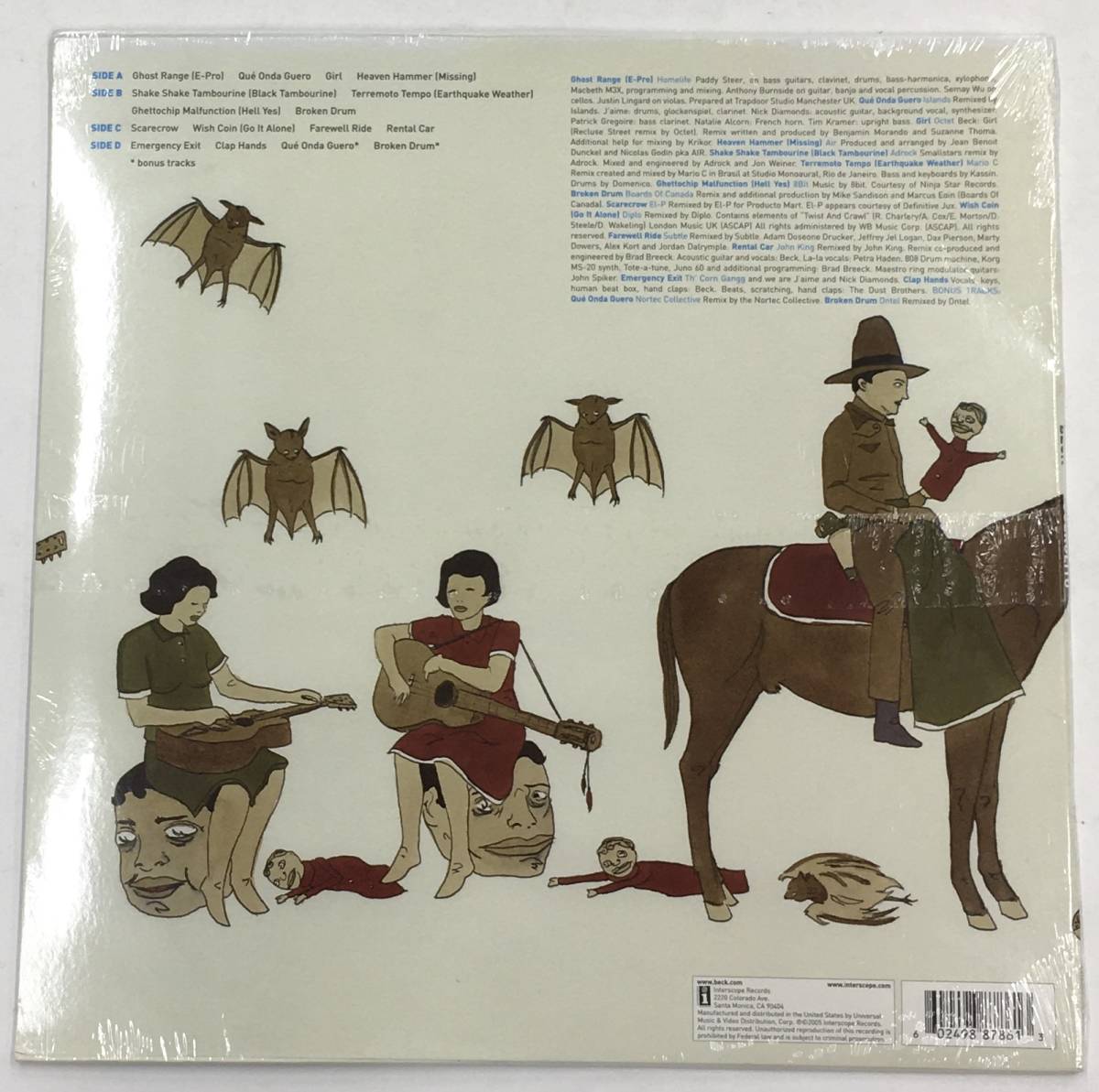  unopened 2LP BECK - Guerolito B0005650-01 Beck Guero Remix