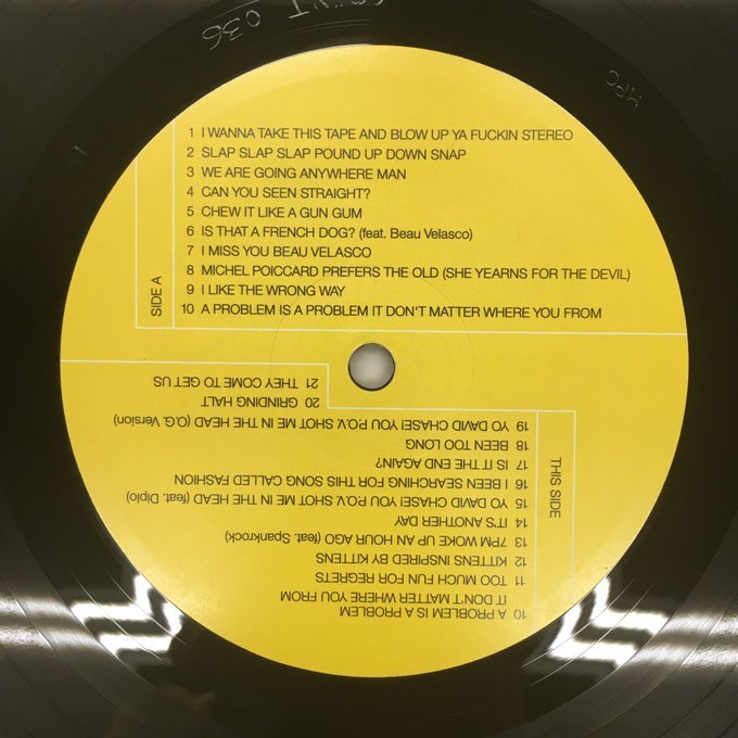 LP The Death Set / Michel Poiccard COUNT036 Counter Records EU-ORIGINAL_画像4