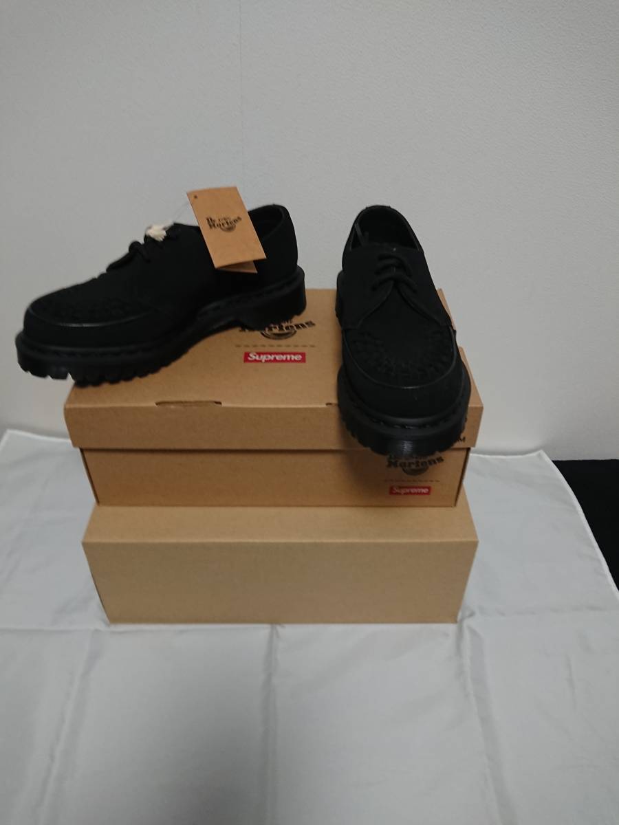 送料無料【黒・24㎝】 Supreme Dr. Martens Ramsey Creeper 国内正規 新品 シュプリーム supreme 23aw ラムジークリーパー ブーツ ブラックの画像4