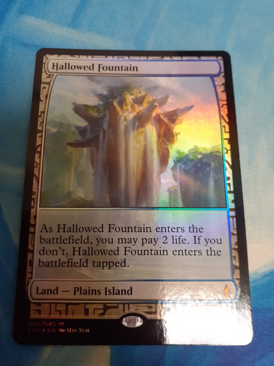 mtg 神聖なる泉　英語　foil　EXP　エクスペディション　その1_画像1