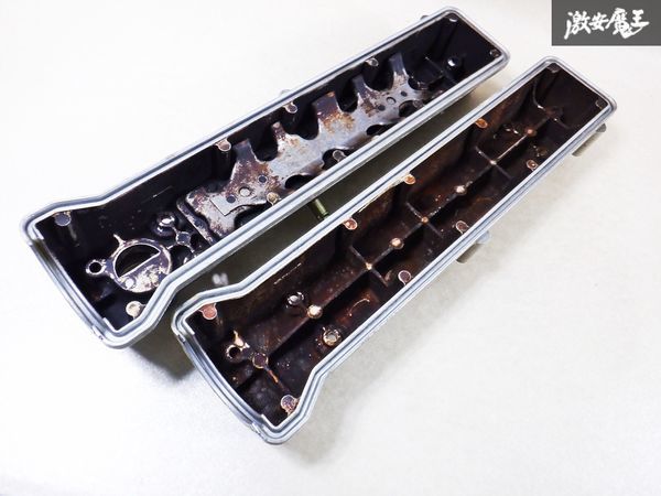 トヨタ純正 AE86 レビン トレノ 4A-GE 4AG エンジンカバー カムシャフトカバー タペットカバー カムカバー IN EX セット 棚2J1_画像8