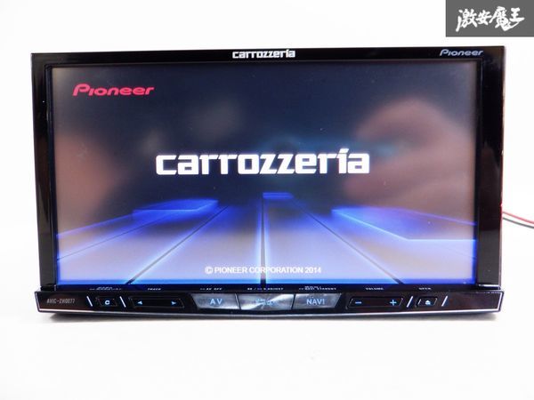 保証付 carrozzeria カロッツェリア AVIC-ZH0077 HDDナビ 地図データ 2014年 Bluetooth CD DVD HDMI フルセグ カーナビ 棚C_画像1
