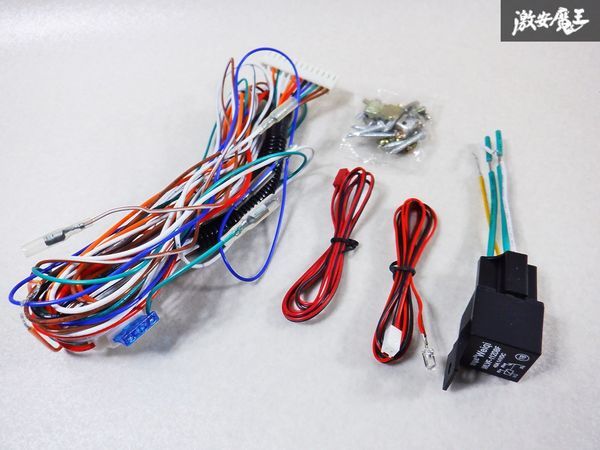 未使用 社外品 CAR ALARM SYSTEM カーセキュリティー アラーム 防犯 鍵 リモコン 汎用 棚L3H_画像9