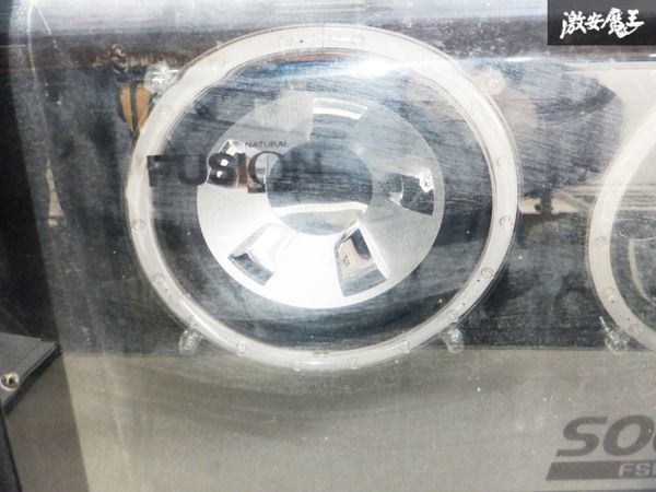 FUSION フュージョン ウーハー サブウーハー FSN-WX55L ボックスウーハー 棚E10_画像2