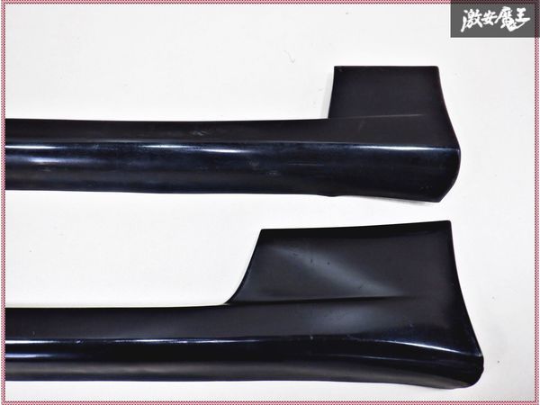 社外品 S14 シルビア エアロ サイドスカート サイドステップ 左右セット ブラック 棚2A4_画像4