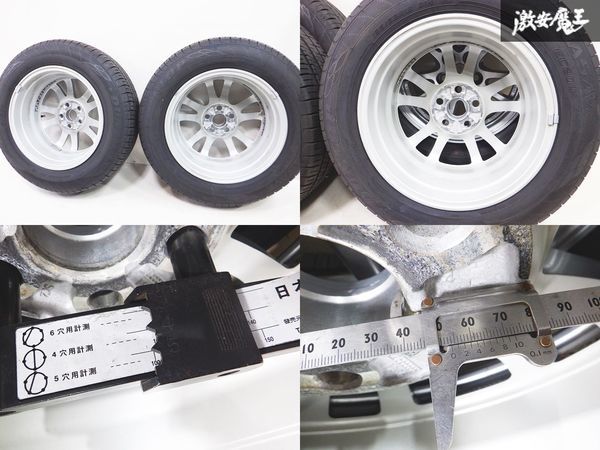 トヨタ純正 ZVW50 プリウス 15インチ 6.5J +40 5穴 PCD100 ダンロップ エナセーブ EC204 EC204 195/65R15 4本_画像8