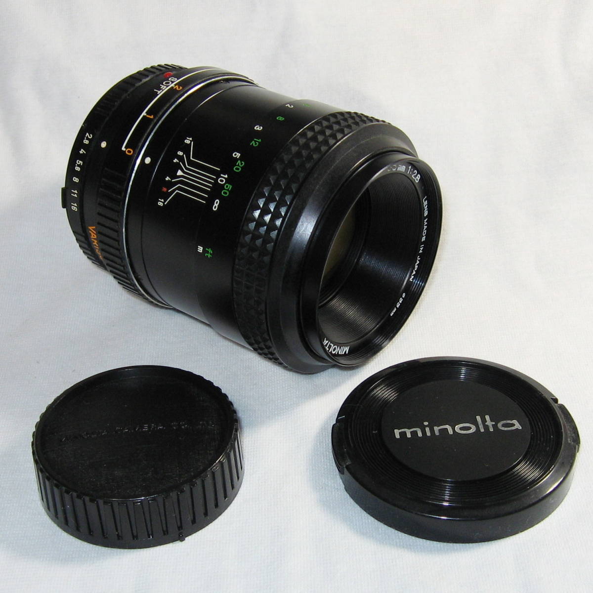 【送料無料】★希少レンズ★ 外観良 レストアベース MINOLTA ミノルタ MD VARISOFT ROKKOR 85mm F2.8【ジャンク】 _画像1