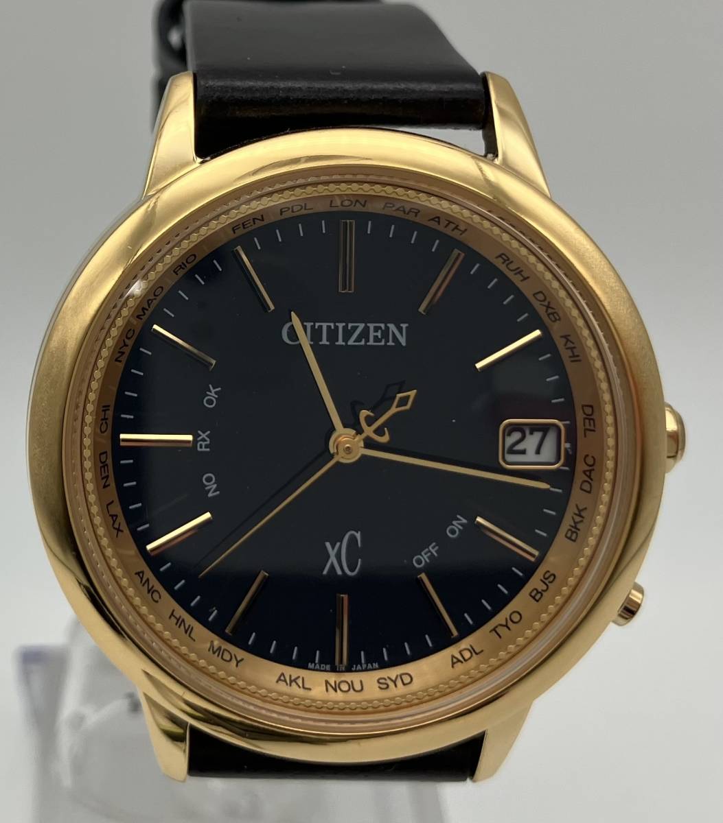 CITIZEN シチズン xC クロスシー H149-T022766 電波 ソーラー プティローブノアー ブラック 本体のみ_画像2