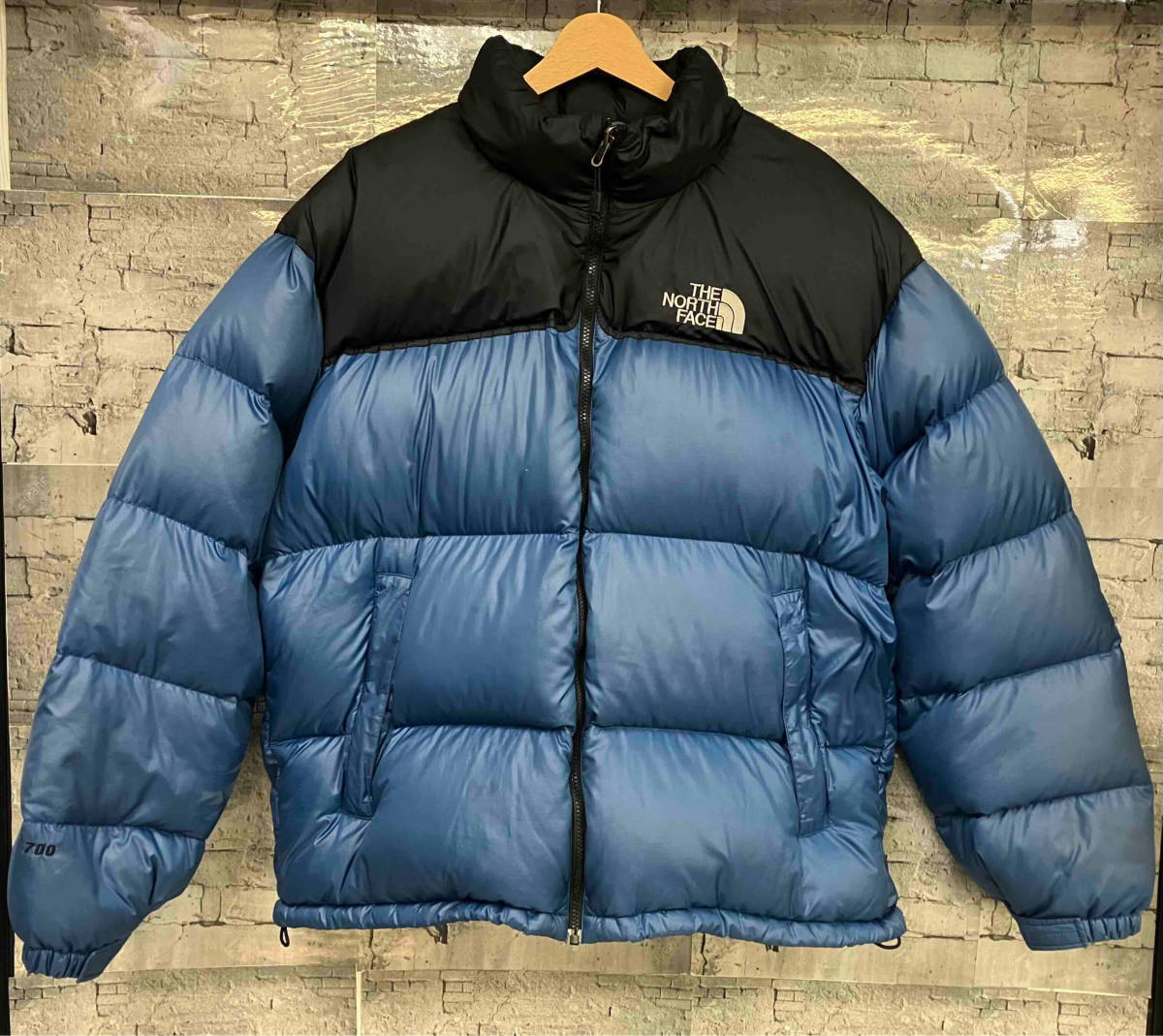 THE NORTH FACE ザノースフェイス NUPTSE 700FP ヌプシ 700フィルパワー ダウンジャケット サイズXXL ブルー 014030