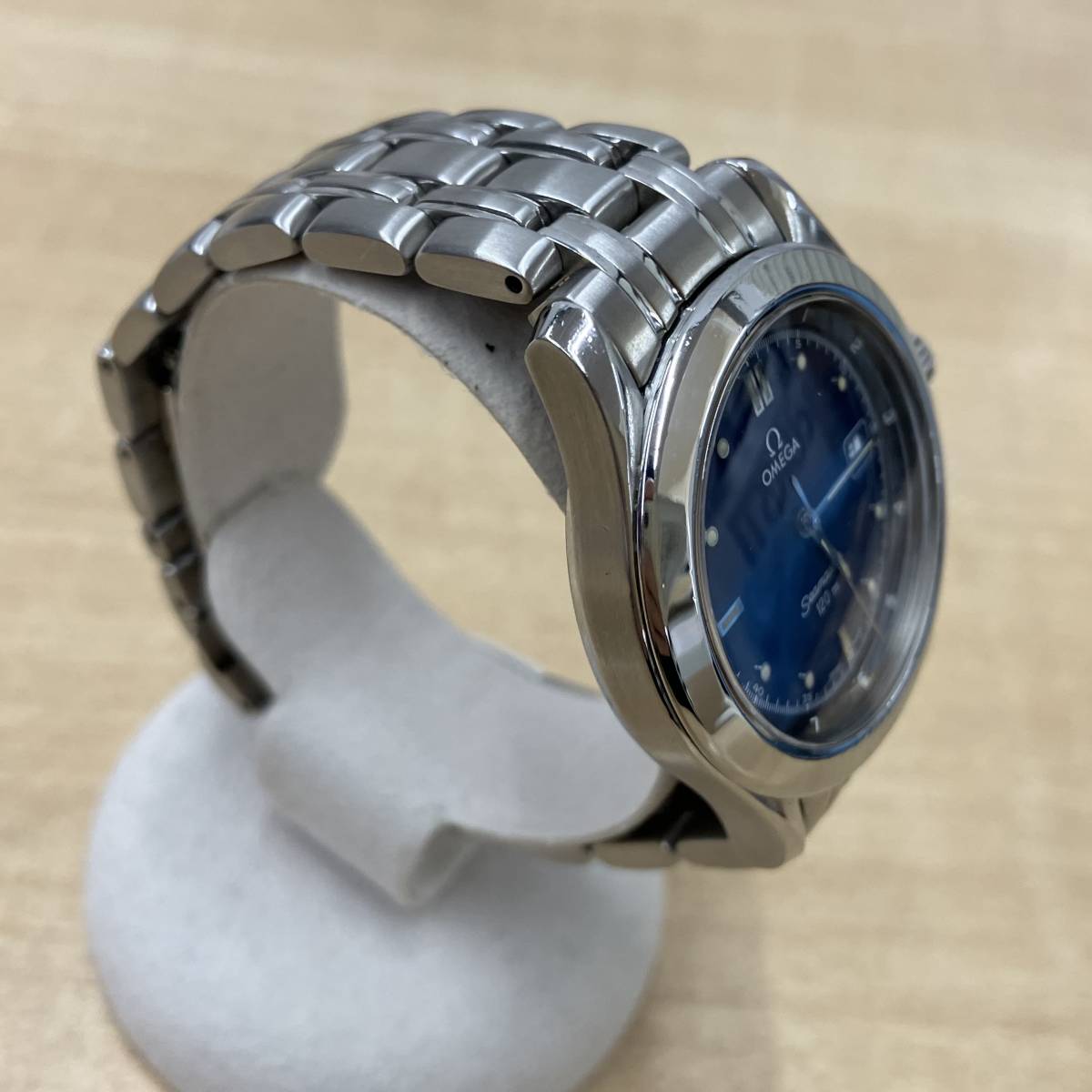 ジャンク 【ジャンク品】OMEGA オメガ シーマスター 120m 2511.80 クオーツ 不動品_画像3