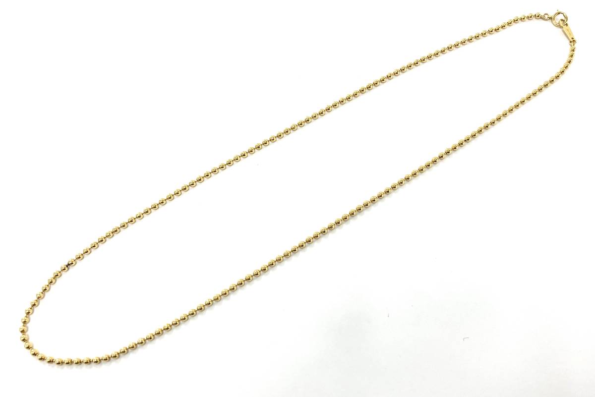 全ての K18 ゴールドネックレス 10.2g 46cm 18金 イエローゴールド
