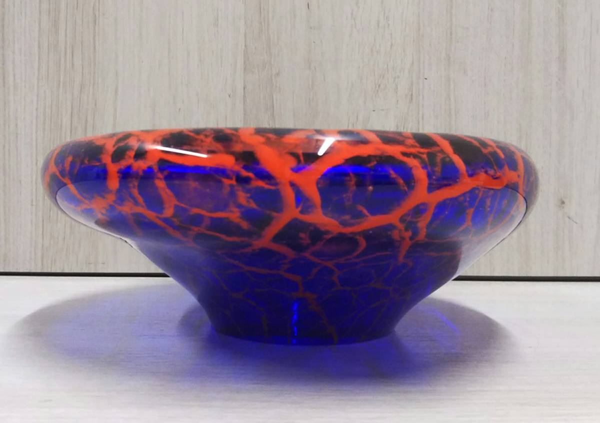 土田康彦 青の情熱 ヴェネチアングラス オブジェ