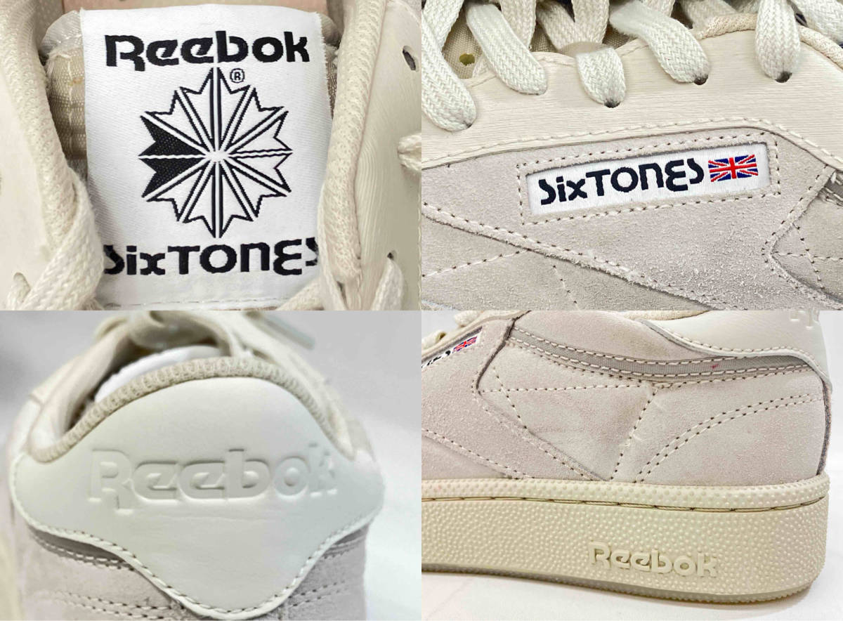 Reebok × SixTONES CLUB C 85 VINTAGE リーボック × ストーンズ クラブ C スニーカー コラボ RB00018 サイズ25.0cm_画像8