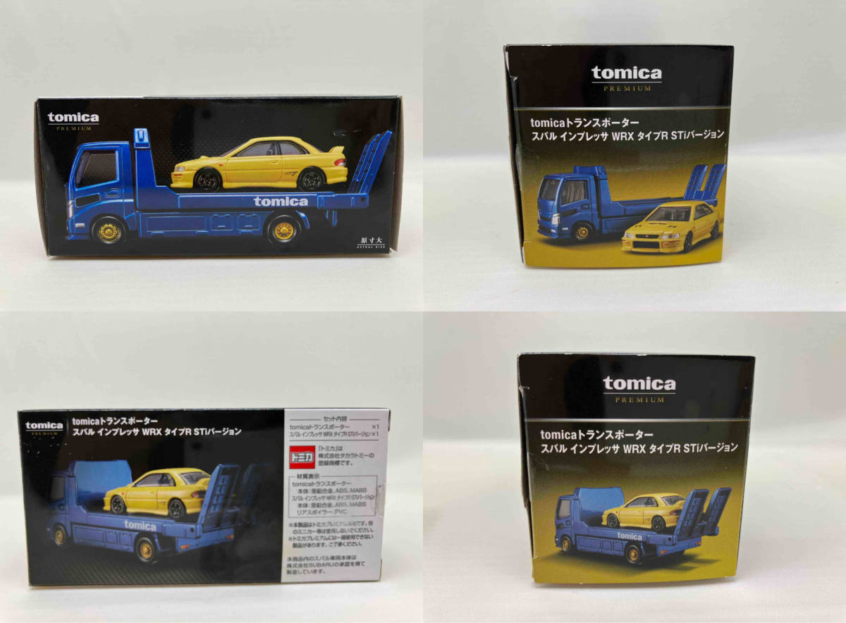 トミカ tomicaトランスポーター スバル インプレッサ WRX タイプR STiバージョン トミカプレミアム タカラトミー_画像9