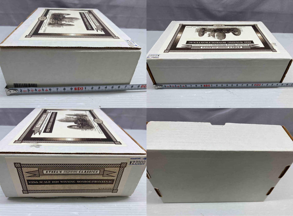 現状品 1/25 ETZEL'S SPEED CLASSICS American Racing Miniatures 1920 WINNING NONROE/FRONTENAC Kit #25004_画像2