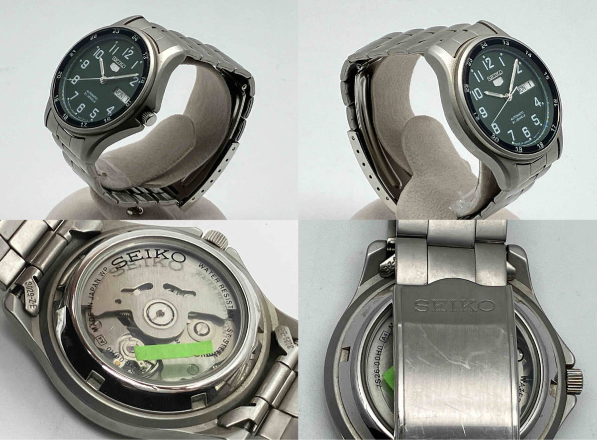 【2025年】エレガントファッションを上品に着 SEIKO5 ジャンク】SEIKO セイコー 文字 デイデイト 7S26-00H0 5 その他