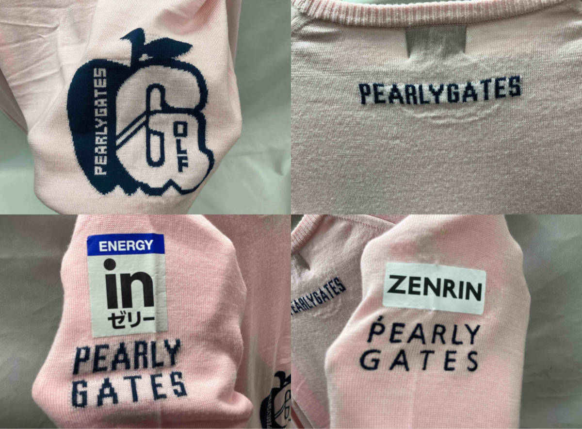 【新品タグ付き】 PEARLYGATES パーリーゲイツ　セーター　ピンク　レディース　055-270918 ゴルフウェア　ゴルフ　サイズ　2 (L)_画像3