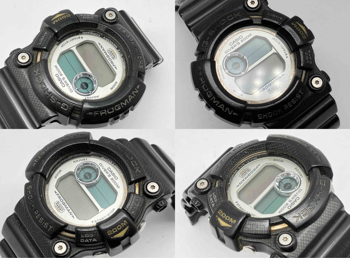 【ジャンク】CASIO G-SHOCK FROGMAN フロッグマン　GW-201 デジタル　黒_画像4