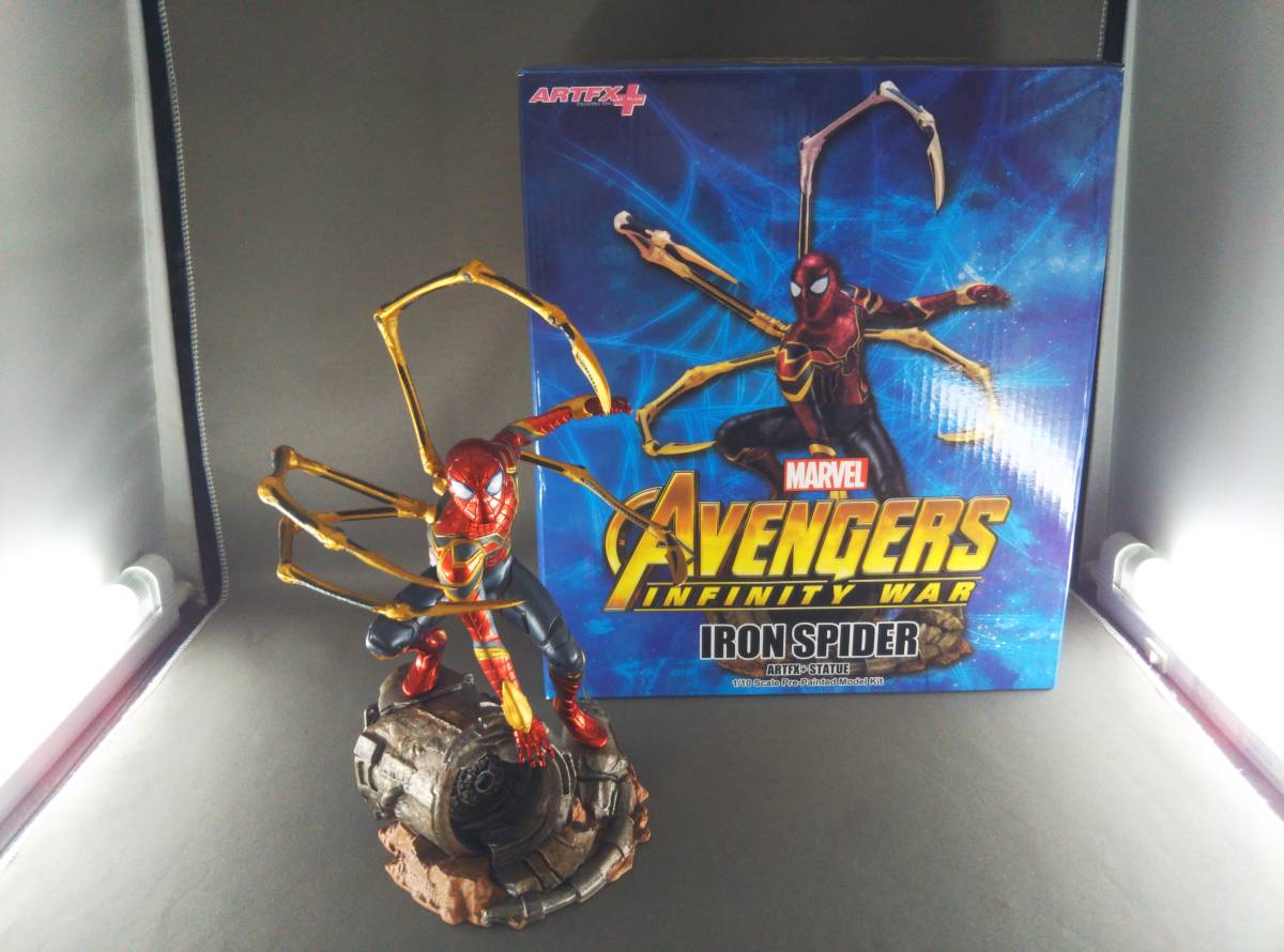 中華のおせち贈り物 WAR- -INFINITY アイアン・スパイダー ARTFX+ 1/10 アベンジャーズ/インフィニティ・ウォー 「アベンジャーズ/インフィニティ・ウォー」 スパイダーマン