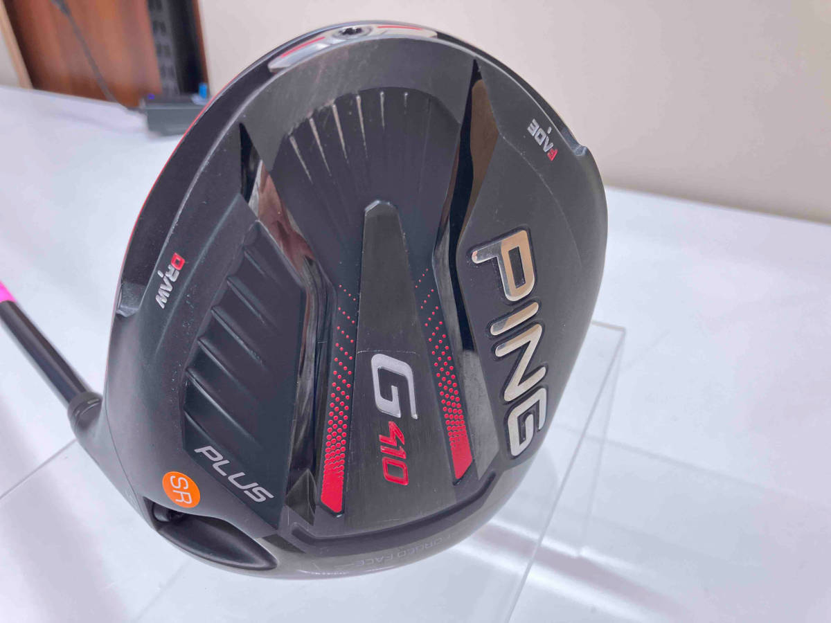 ゴルフクラブ ドライバー PING ピン G410 PLUS FLEX SR シャフト ALTA JCB 男性右利き用_画像1