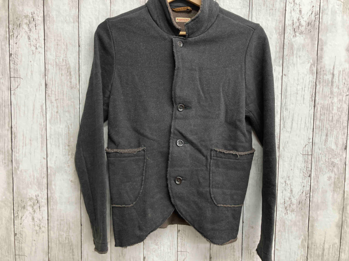 KAPITAL | jacket | cotton cardigan | dark gray | lady's |XS size |K1409LJ91