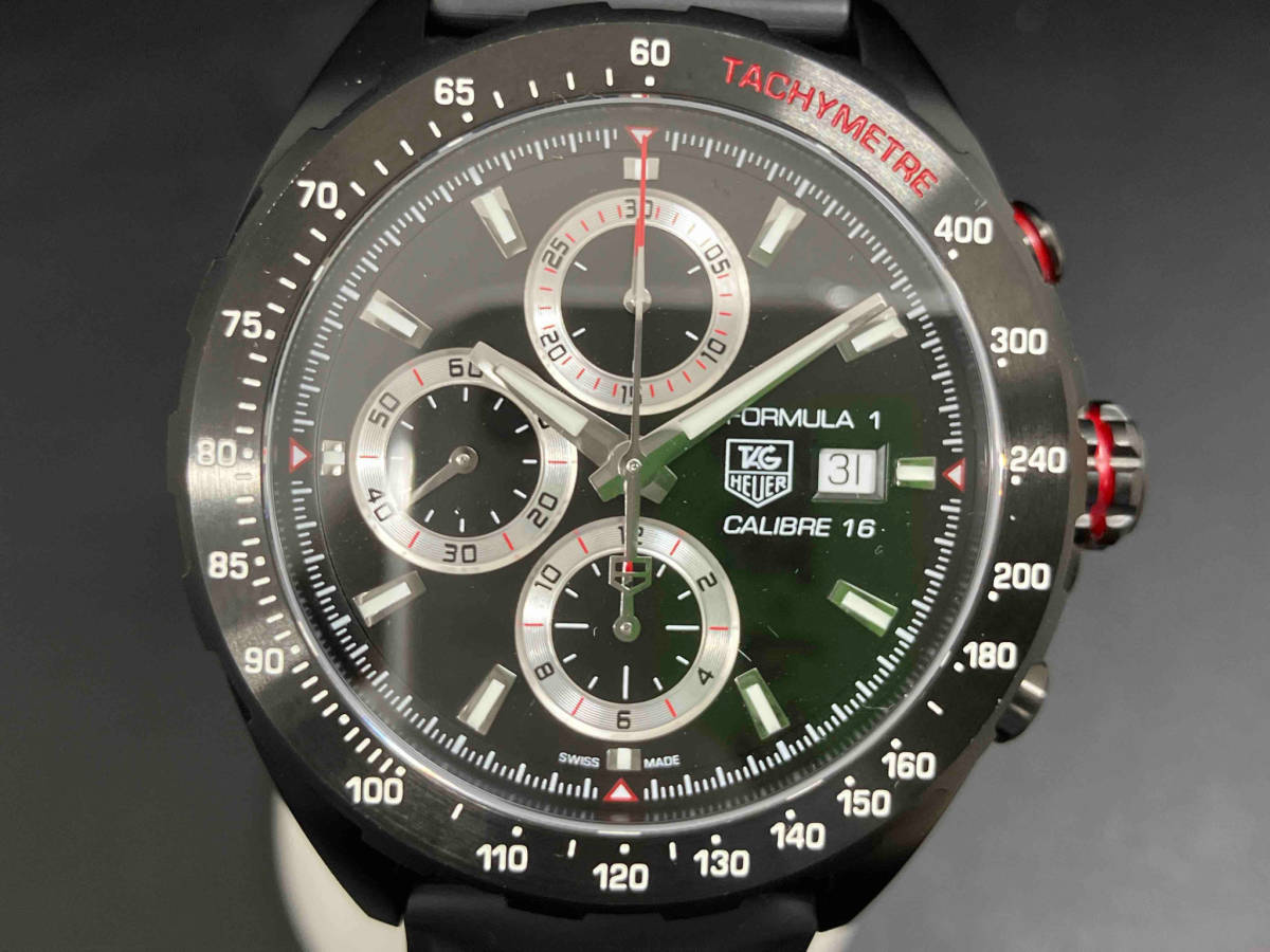 [23 year 7 month OH]TAG HEUER tag * Heuer Formula 1 CAZ2011-0 self-winding watch men's accessory equipped 