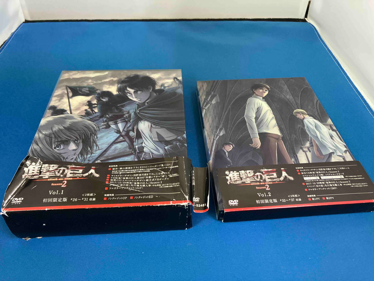 DVD 【※※※】[全2巻セット]TVアニメ「進撃の巨人」Season 2 Vol.1~2