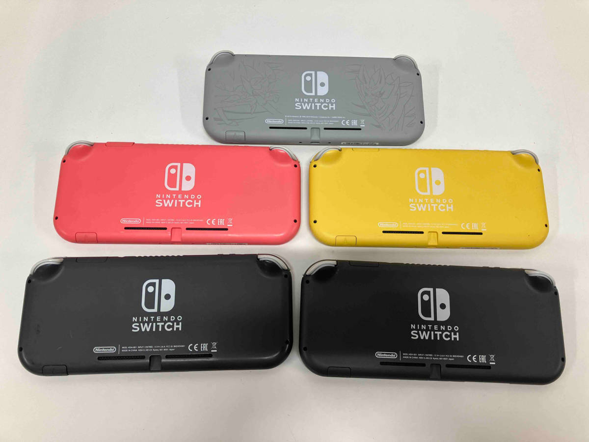 ジャンク Nintendo Switch Lite ニンテンドー スイッチ ライト HDH-001 5台 まとめ売り_画像2