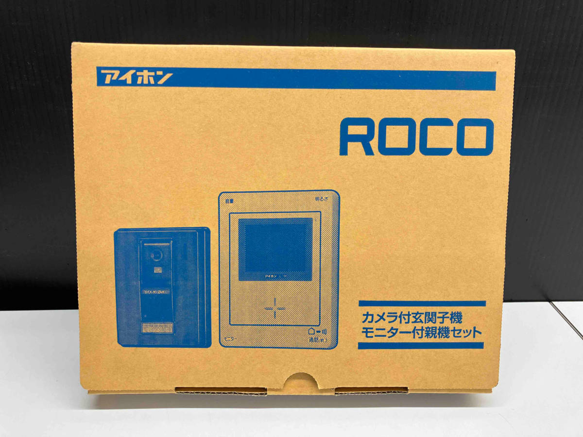 未使用品 アイホン ROCO JL-12 テレビドアホンセット カメラ付玄関子機 モニター付親機セットの画像1