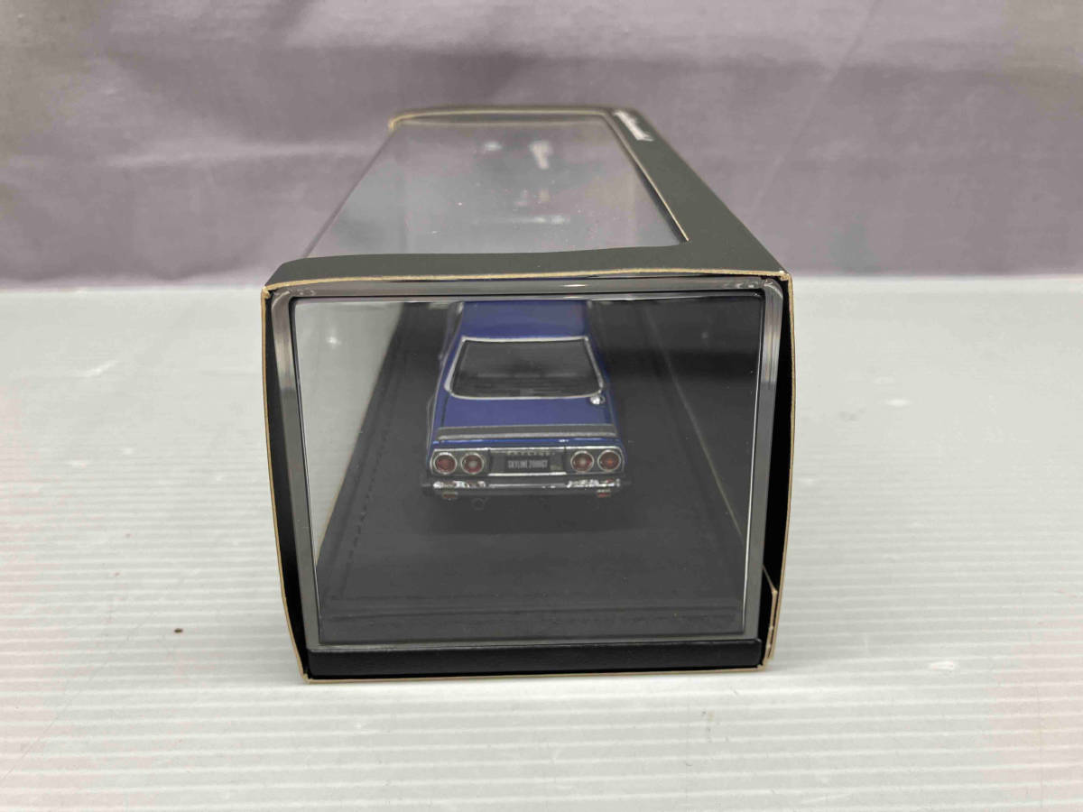 現状品 ignition model Nissan Skyline 2000 GT-ES (C210) Blue 日産 スカイライン_画像4