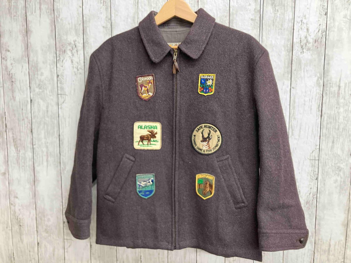 DGRACE/ Dgrace / jacket / Brown / wool / badge 