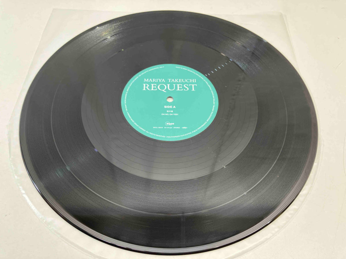  Takeuchi Mariya [ obi have ][LP record ]REQUEST -30th Anniversary Edition-