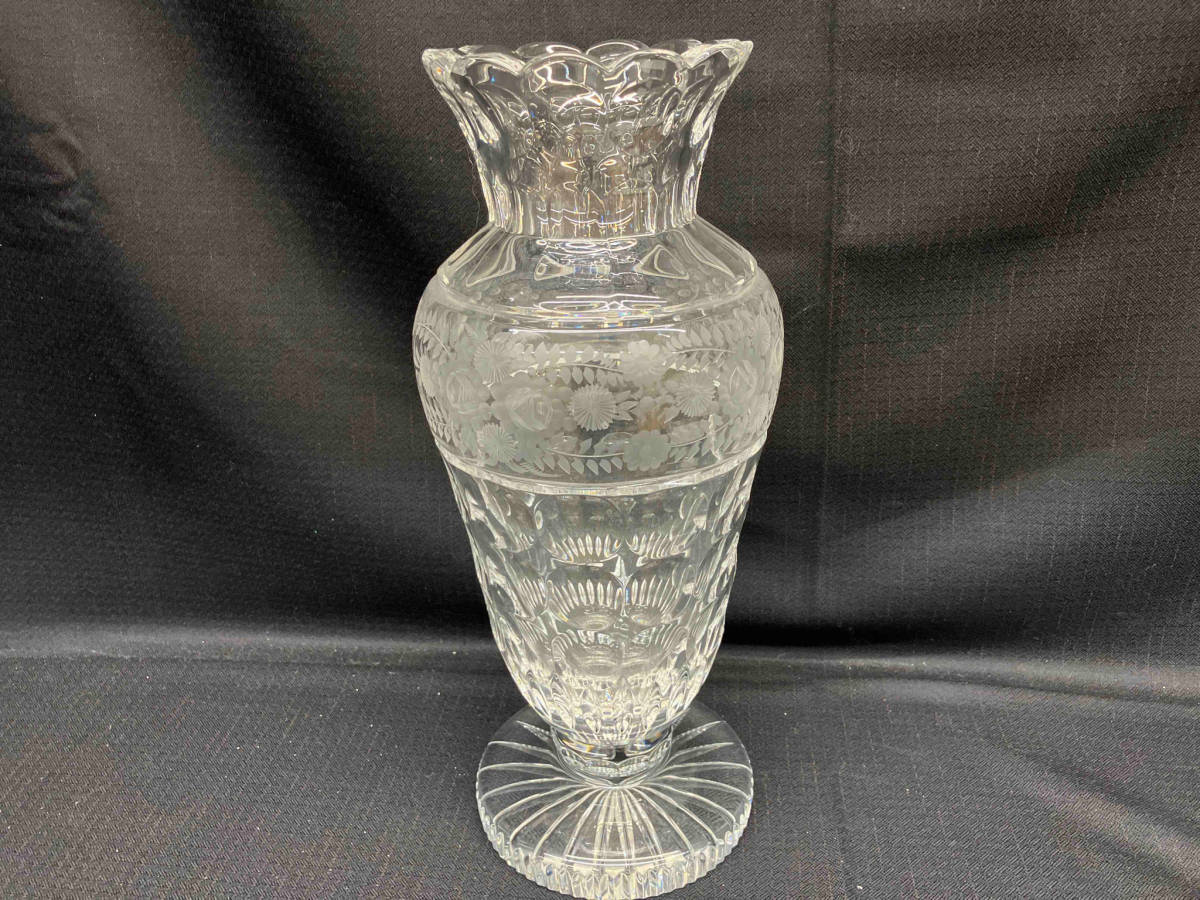 BOHEMIA ボヘミア ガラス 花瓶 フラワーベース_画像5