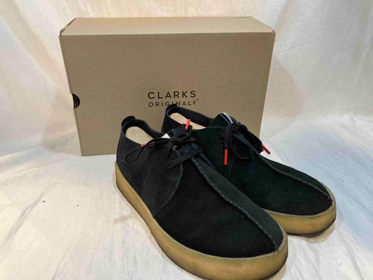 Clarks Treck Cup wallaby boots black suede クラークス トラックカップ ワラビーブーツ ブラックスウェード サイズ28cm_画像1
