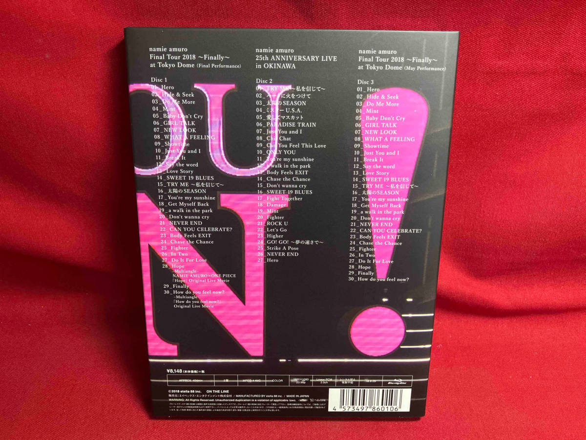 namie amuro Final Tour 2018 ~Finally~(東京ドーム最終公演+25周年沖縄ライブ+5月東京ドーム公演)(初回生産限定版Blu-ray安室奈美恵_画像2