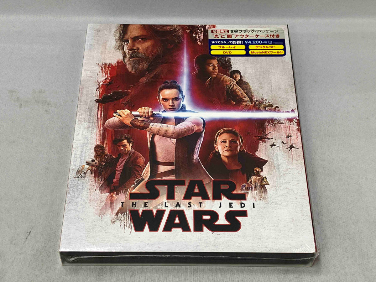 未開封 美品 Blu-ray スター・ウォーズ/最後のジェダイ MovieNEX ブルーレイ+DVDセット(初回版)(Blu-ray Disc)_画像1