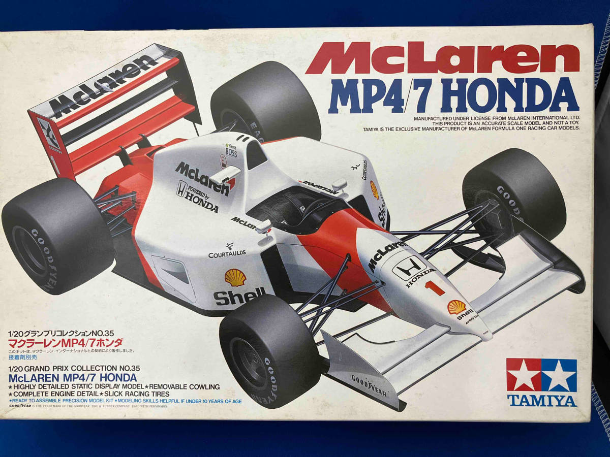 プラモデル タミヤ 1/20 マクラーレン MP4/7 ホンダ グランプリコレクション No.35の画像1