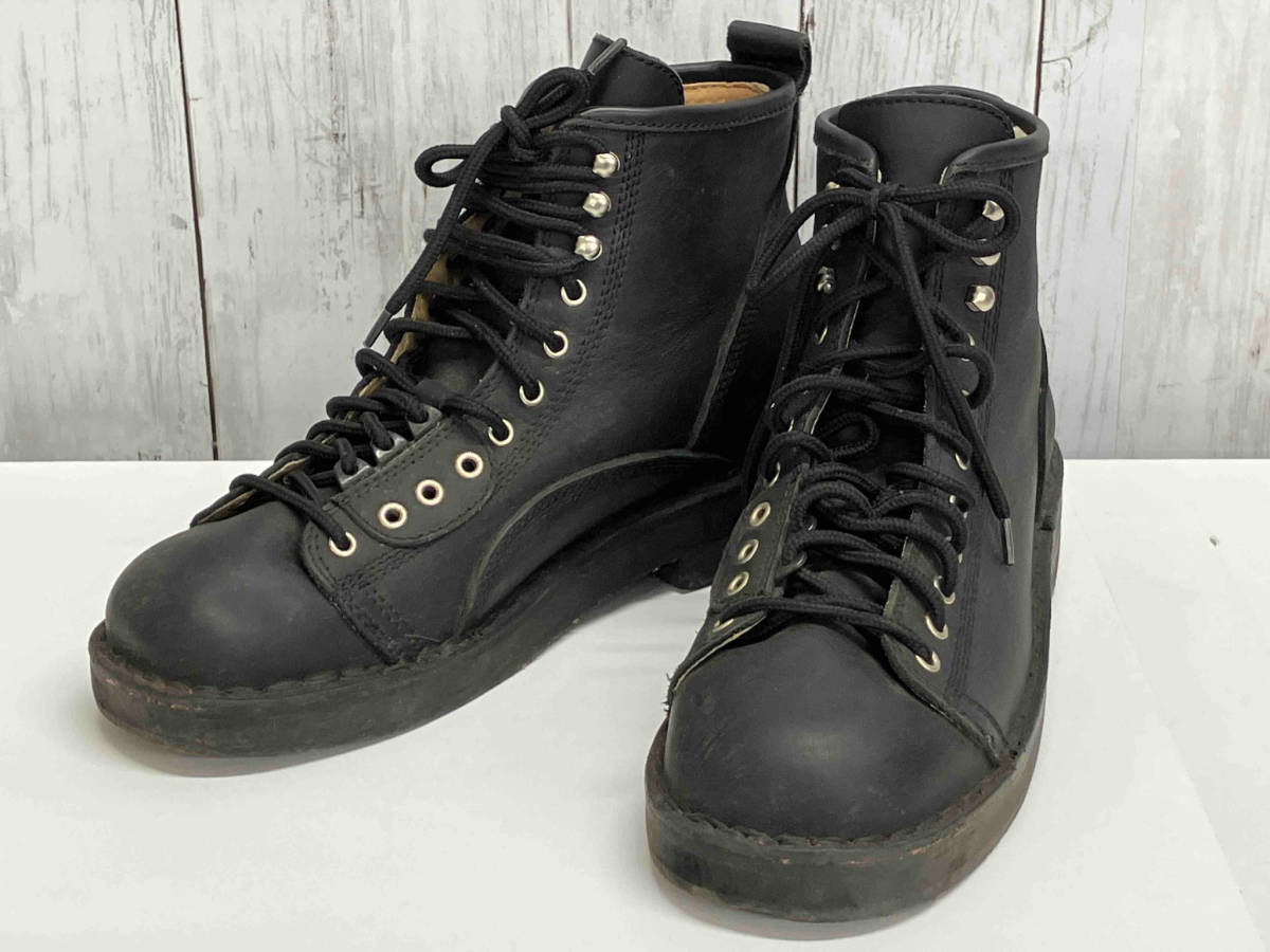 REGULATION YOHJI YAMAMOTO /Monkey Boots/ レギュレーションヨウジヤマモト/HW-E51-754 /レースアップブーツ/ブラック_画像1