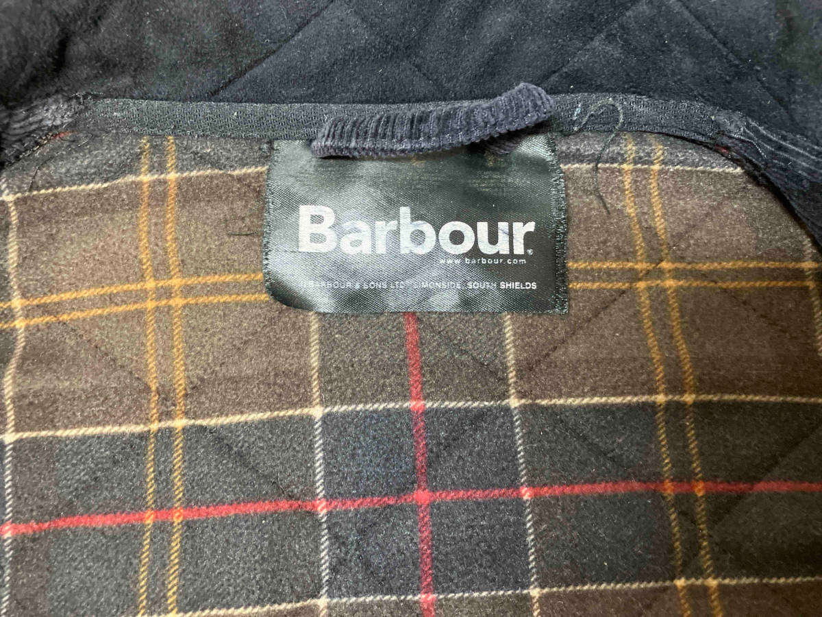Barbour/バブアー/classic quilt jacket/クラシックキルトジャケット/ダブルジップ/黒/XS/_画像3