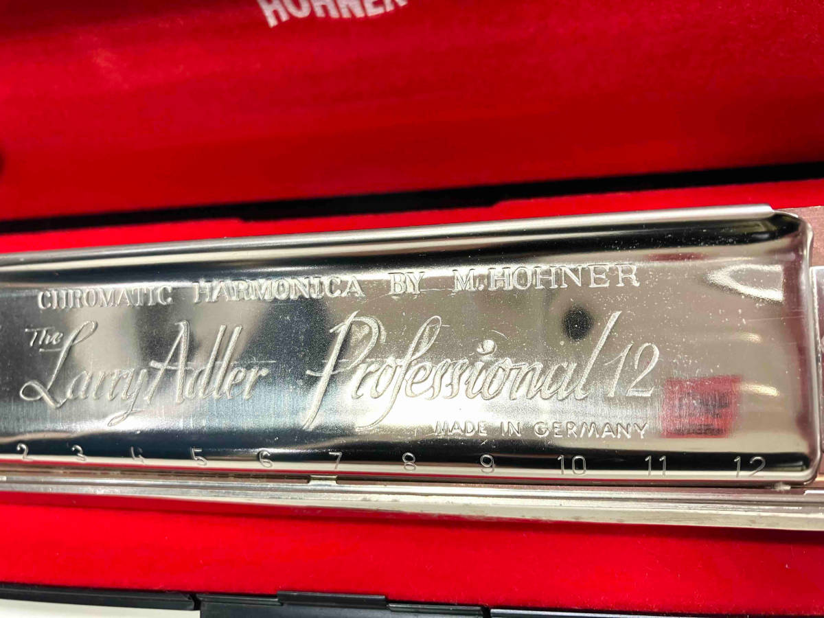 ジャンク M.HOHNER ホーナー The Larry Adler Professional 12 ハーモニカ ケース付き_画像2