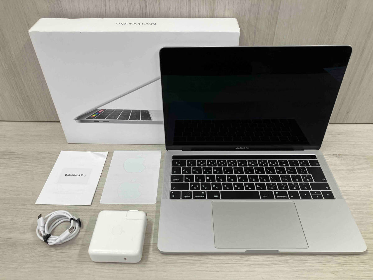 【現状品】 Apple MV992J/A MacBook Pro Touch Bar(13-inch,2019,Thunderbolt 3ポート×4) [シルバー] ノートPCの画像1