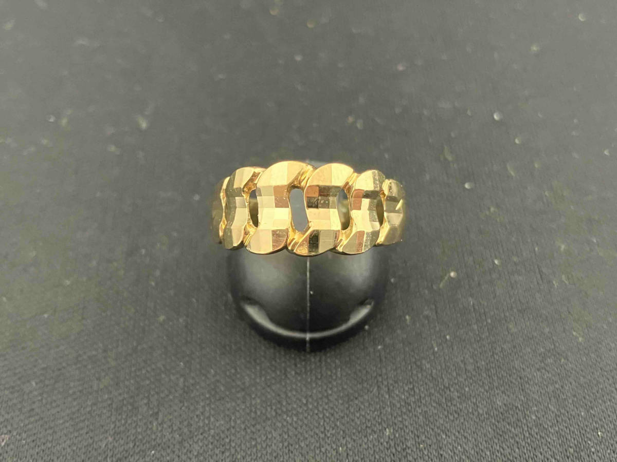 最高品質の K18/#17/7.2g/リング イエローゴールド
