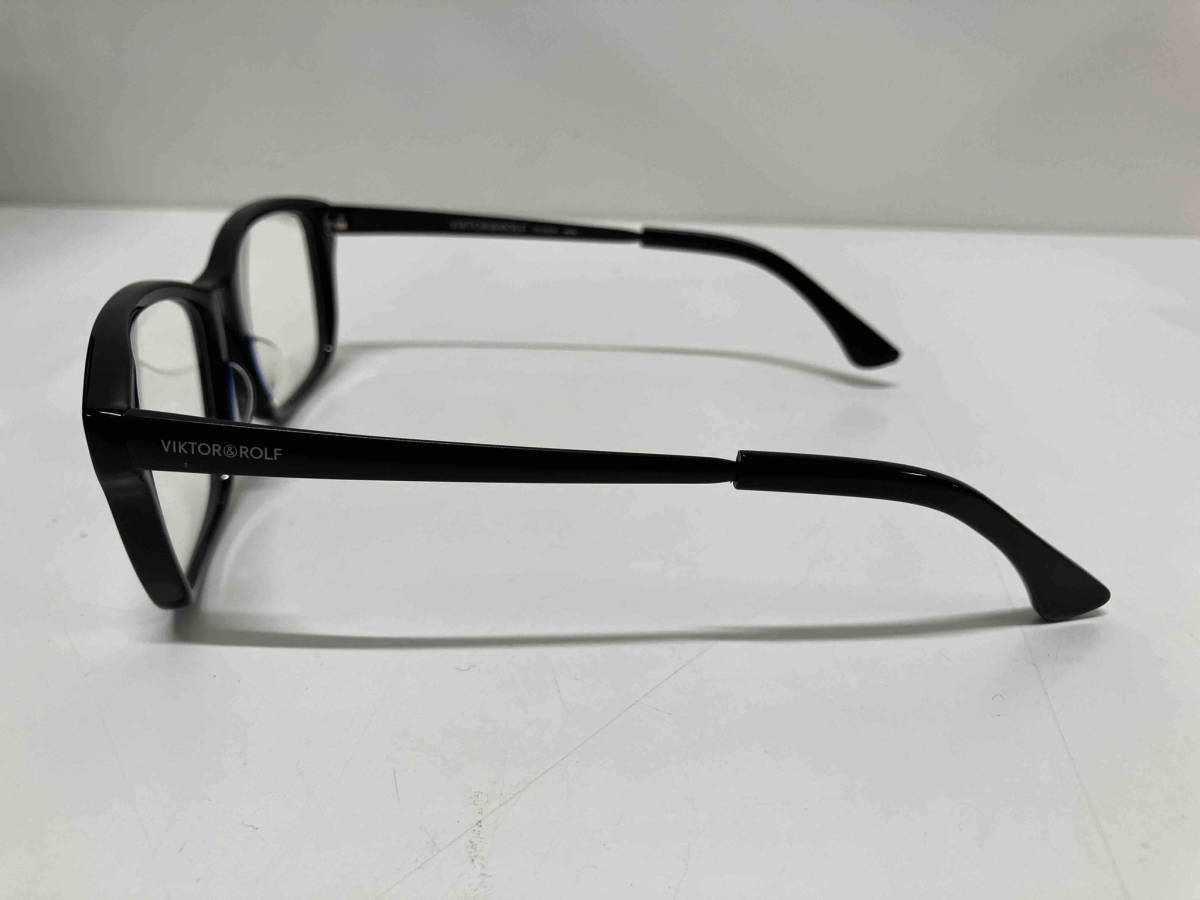 VIKTOR&ROLF ヴィクター&ロルフ 70-0079 伊達メガネ 眼鏡 ブラック ウェリントン 日本製_画像5