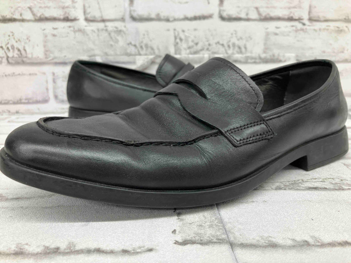 CAMPER カンペール コインローファー 革靴 レザー ブラック 27.5cm サイズ43 店舗受取可_画像1