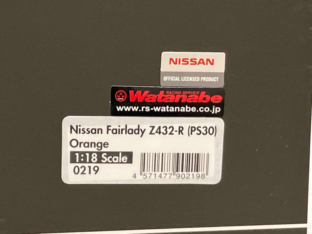 イグニッションモデル 1/18 ニッサン フェアレディ Z432-R(PS30) オレンジ(ゆ22-02-05)_画像8