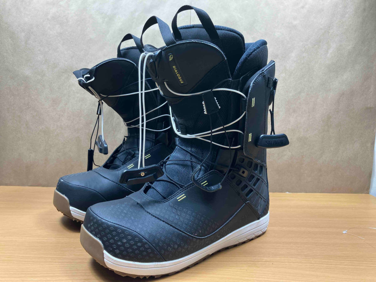 今季ブランド DIALIGUE スノーボードブーツ サロモン SALOMON X ブラック 29.5cm ダイアログ 29.5cm