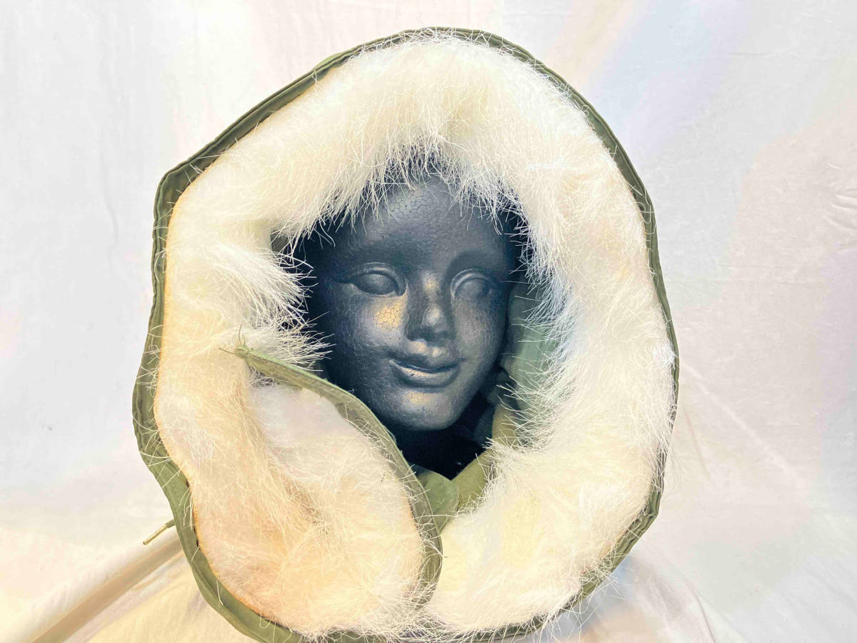 US ARMY 84年 M-65 W/SYNTHETIC FUR RUFF EXTREME COLD WEATHER HOOD 8415-00-782-3004_画像1