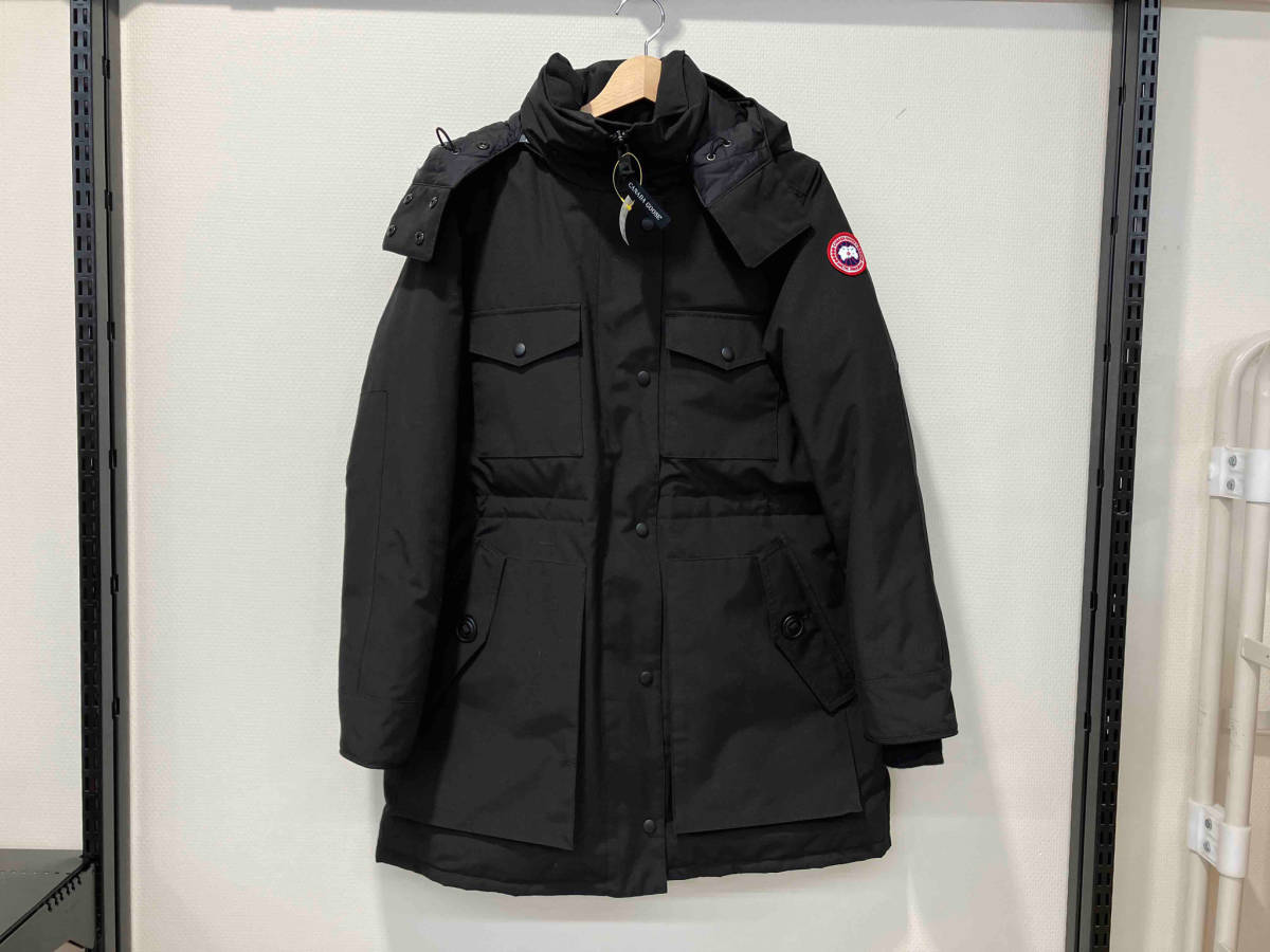 CANADA GOOSE カナダグース GABRIOLA PARKA ガブリオラパーカー ダウンジャケット コート L ブラック 黒 5806L レディース カナダ製_画像1