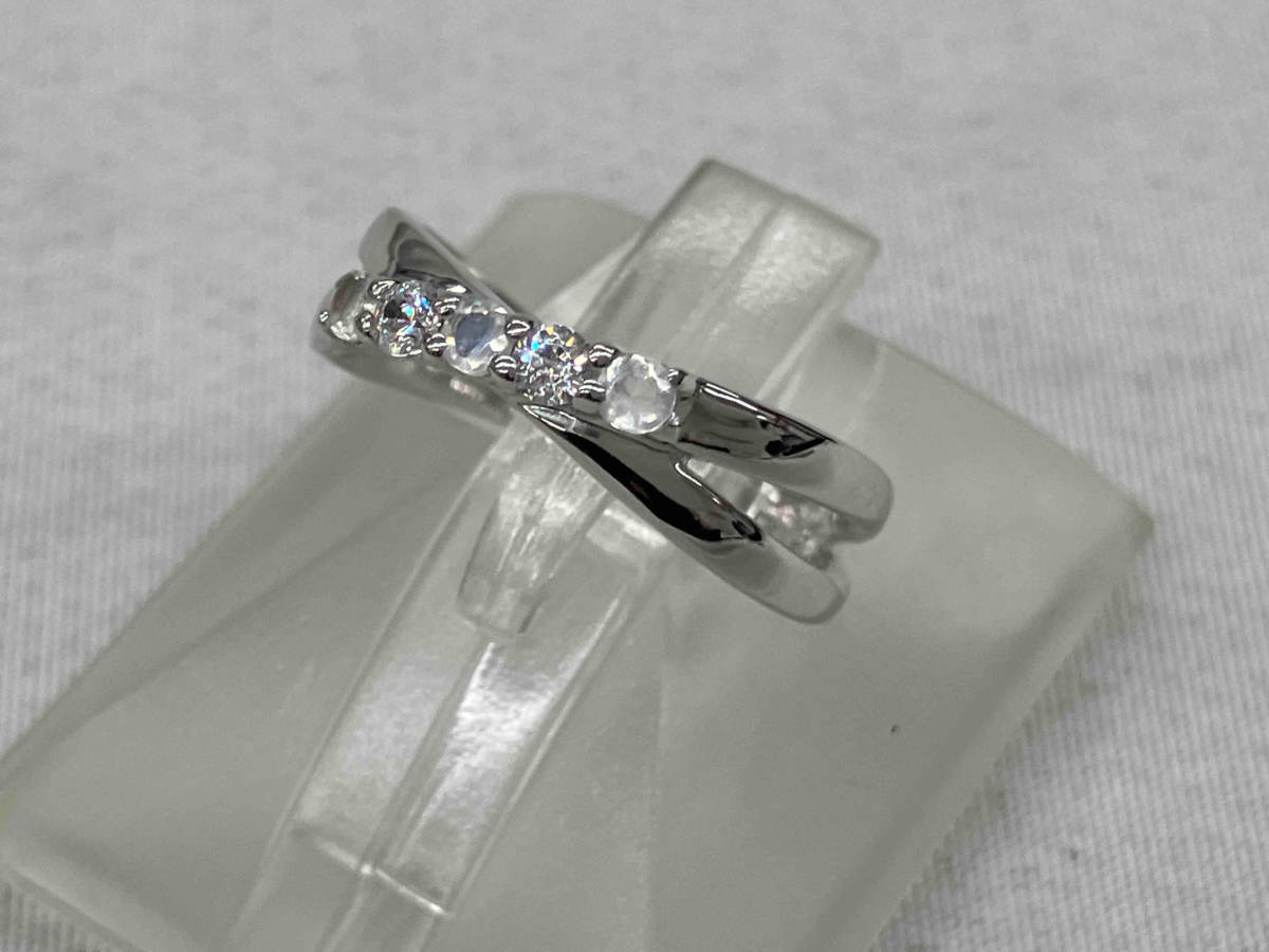 新しいスタイル courreges K10 3号 1.9g リング ブランドアクセサリー ゴールド 石付 その他